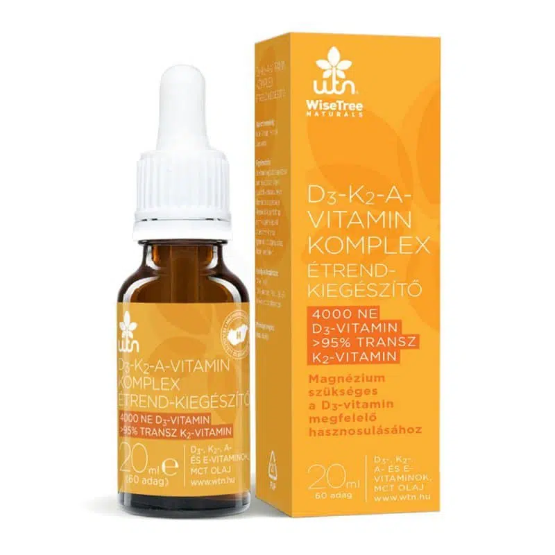 WTN D3-, K2-, A-vitamin komplex csepp – 20ml